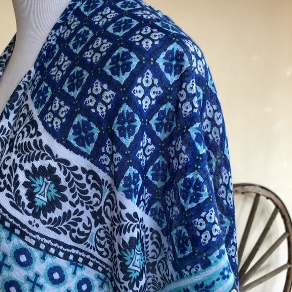 SWIM SUIT BEACH COVER-UP KIMONO Lt Weight Summer Boho One Size New! Super Cute!! - Picture 6 of 8